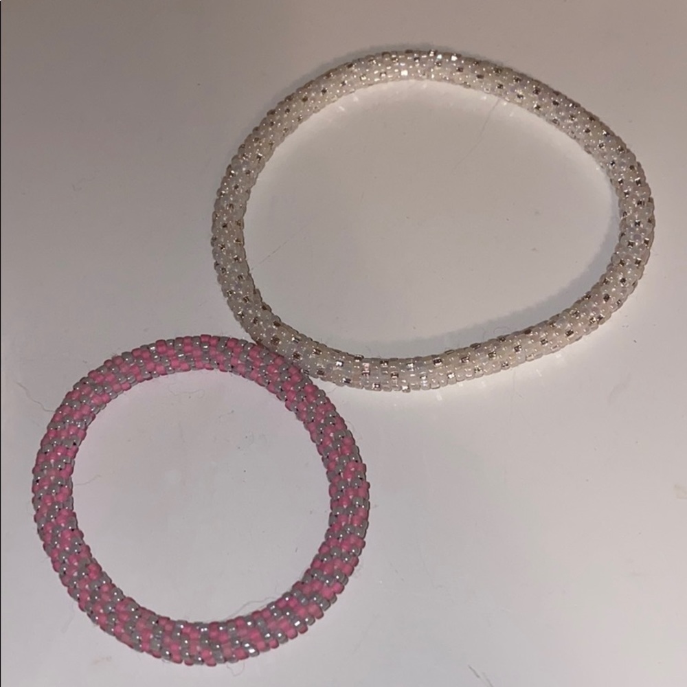 Lily and Laura bracelet and anklet